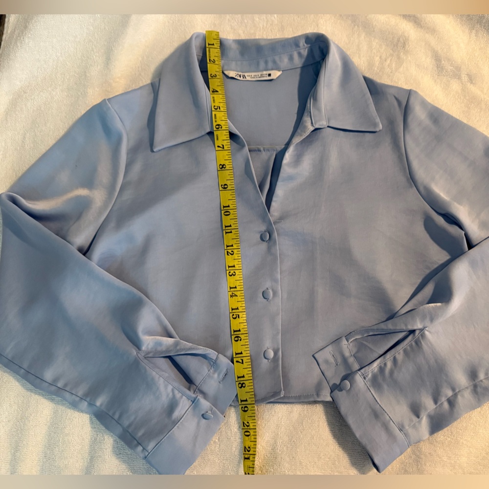Zara Sky Blue Shirt
